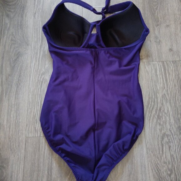 MagicSuit Halter Top with Notch One Piece Swimsuit - Picture 2 of 11